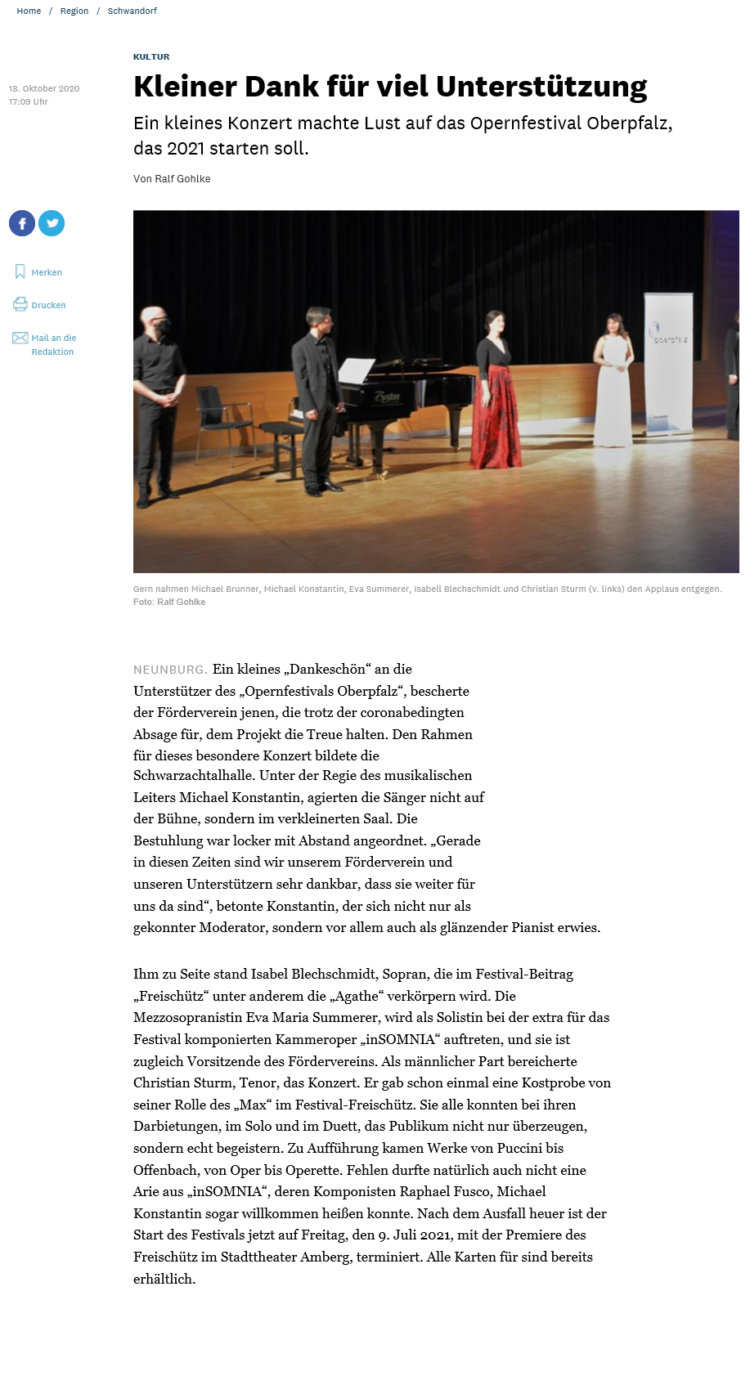 Opernfestival Oberpfalz - Musikalischer Dank an Förderer_MZ_vom_20201018